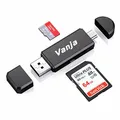 Vanja SD Micro  Kartenleser OTG Adapter USB Speicherkartenleser SDXC SDHC MMC