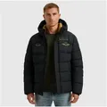 PME LEGEND Steppjacke mit Kapuze und Logo-Badges blau XL (54)