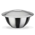 GSW 552394 Thermoschüssel mit Deckel, Edelstahl rostfrei - ⌀22 cm, Silber