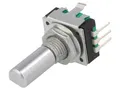 Bourns 24 Pulse Inkrementaler mechanischer Drehgeber mit einem 6 mm flachen Schaft (nicht indexiert), Durchgangsloch