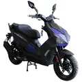 ALPHA MOTORS Motorroller "Shark", 50 cm³, 45km/h, Euro 5 - schwarz