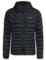 VAUDE Herren Isolationsjacke Batura Hooded Insulation Jacket, sehr leicht, sehr warm, atmungsaktiv, Passform: Slim fit, black, L