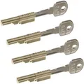 Basi - Schlüssellochsperrer - SS 12 - SET - Gleichschließend - je 2 Schlüssel - 4X9000-1201