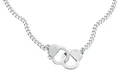 ECHT etNox hard and heavy Handschellen Männer Halskette silberfarben Edelstahl Biker, Rockwear