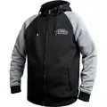 John Doe Hoodie XTM, Textiljacke - Schwarz/Grau - XS