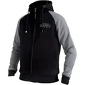 John Doe 2Color Hoodie, schwarz-grau, Größe XS für Männer
