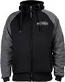 John Doe 2Color Hoodie, schwarz/grau, XS