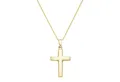 Luigi Merano Kreuzkette Kreuz Anhänger, Gold 585