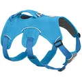 Ruffwear Mehrzweck-Hundegeschirr, Raues Gelände, Arbeitshunde, Miniatur Hunderassen, Größenverstellbar, Größe: XXS, Blau, Web Master Geschirr…