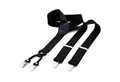 DonDon Hosenträger DonDon® Herren Hosenträger breit 4 Clips mit Leder in Y-Form elastisch (1-St) Y-Form, verstellbar mit Clipverschluß, elastisch