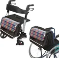 SENIORI Rollator / Rollstuhl Tasche Rollatortasche Rollstuhltasche 7F. Tartan - Flex