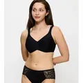 Triumph Minimizer-BH Modern Soft+Cotton verkleinert die Brust optisch um eine Cup-Größe schwarz 85