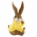 colourliving Hasen Deko Figuren XL Osterhasen Figuren Groß witzige Osterhasen mit Pullover (Gelb)