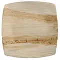 PAPSTAR Teller, Palmblatt "pure" 26 cm x 26 cm natur "QUADRATO" 100 Stück