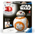 Ravensburger 3D Puzzle 11578 - Star Wars BB8 - Astromech-Druide aus Episode VII, VIII und IX als (99 Teile) (11578)