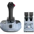Thrustmaster TCA Officer Pack Airbus Edition Joystick USB PC Blau, Schwarz inkl. Schieberegler