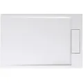 Mai & Mai Duschwanne Mineralguss Duschwanne Duschtasse Superflach Geoma04, Rechteckig weiß Rechteckig | 90 cm x 4 cm x 120 cm