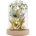 Disney Princess Jasmine Blumen in einer Clonche mit Neonlicht