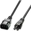 Lindy 30342 Stromkabel Schwarz 3 m C14-Koppler C5-Koppler