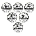 TAPIR - Lederbalsam schwarz in Weißblechdose - 85 ml - 6er Pack