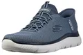 Skechers Herren Summits High Range Turnschuhe, Slate Mesh/Trim, 44 EU