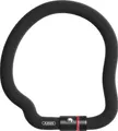 ABUS Kettenschloss Goose Lock – biegsames, klapperfreies Fahrradschloss aus gehärtetem Stahl – 6 mm stark – 110 cm lang – mit Schlüssel  – Schwarz