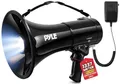 Pyle Megaphon mit Sirene, Signalhorn – Siren Megaphone – Megafon Kinder & Erwachsene 50 Watt bis 1100m Reichweite, Faltbare Megafon mit Mikrofon & Wiederverwendbare Batterie, Faltbare Handsirene