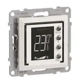 Legrand Seano MyHome Thermostat mit Display und Abdeckung in Install.Baumaterial-Farbe