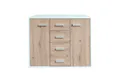 HTI-Line Kommode Kommode Nina mit 4 Schubladen (Stück, 1 Kommode), Anrichte Sideboard Schrank