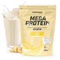 Energybody Mega Protein "Banane" 500 g - Mehrkomponenten Protein Pulver mit Casein Whey Mix als Eiweiß Protein Pulver - Protein Shake ohne Aspartam - Eiweißpulver - 20 Portionen