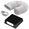 Sichler Exclusive Zubehör zu Outdoor-Klimaanlage: Frischluft-Schlauch-Set für Monoblock-Klimaanlage ACS-120.Out (Zimmer, Outdoor Klimagerät, Klima)