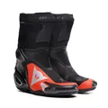 Dainese Axial 2 Racing Motorrad Stiefel Schwarz/Fluo Rot 44 NEU++