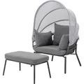 Leco Sessel mit Fusshocker CLARA (102 cm) (4737610999)