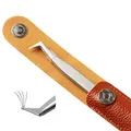 Wimpern Extensions Pinzette Professionelles Individuelles L-Pinzetten aus Gebogenem Spitzem Edelstahl WimpernverläNgerung Pinzetten by GEMERRY (Wimpern Pinzette)