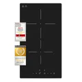 Exquisit Kochfeld EKC 300-380 | Glaskeramik | Touch Control | 2 Kochstellen | Rahmenlos | 3000 W