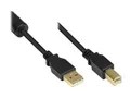 Good Connections GC-M0081 Premium Connector/Printer Cable USB 2.0 Male A to Male