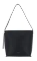 COCCINELLE C-Me Lock Handbag Grained Leather Umhängetasche Noir schwarz Neu