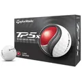 Taylor Made TP5x Golfbälle in weiß (12 Stück) 2025  - 12 Stück Golfbälle weiß