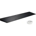 VEVOR Schwellenrampe Vollgummi Türschwellenrampe Max. Tragfähigkeit bis zu 15Tonnen Bordsteinrampe 90x20x4cm Rollstuhlrampe mit doppelseitigem Kl...