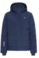 NORTH BEND NBMarina Damen Skijacke Winterjacke Snowboardjacke wasserdicht wasserfest 10.000 mm Wassersäule Kapuze Skipasstasche W-PRO Wetterschutzsystem, Größe:40, Farbe:Navy Blazer (2048)
