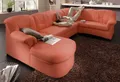 DOMO collection Wohnlandschaft Papenburg, zeitlose Rückensteppung, elegante Formensprache, U-Form, in großer Farbvielfalt, wahlweise mit Bettfunktion