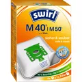 SWIRL M 40 | M 50 | 4 Staubsaugerbeutel | für Miele JFM GN, Hoover H 72 H 73