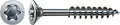 SPAX-S Senkkopf Bremsrippen T-Star Plus T10 Teilgewinde WIROX, 1000 Stück 40-0191010300405
