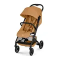 CYBEX Gold Kinderwagen BEEZY mit Ergonomischer Liegeposition, Ab Geburt bis ca. 4 Jahre (max. 22 kg), Kompakt faltbar, Einhand-Gurtsystem, Cinnamon Yellow