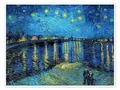 Posterlounge Wandbild Sternennacht über der Rhône, Vincent van Gogh, erhältlich als Poster, Leinwandbild, Wandsticker oder Acrylglasbild