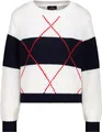 MONARI Strickpullover mit Intarsie-Muster - 44