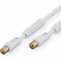 Value Antennenkabel doppelt geschirmt (80 dB, Antennenkabel) (FK 5 ZHDG)