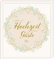 Unsere Hochzeit – Unsere Gäste Hochzeitsgästebuch mit Fragen zum Ausfüllen, P...