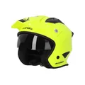 Motorradhelm Acerbis Jet ARIA Gelb 2 Versuch Visier Intern Größe L