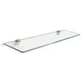 Tulup Glasregal Bad Glasregal für Badezimmer 70x13 cm Badablage aus Glas Transparent Glasablage für Bad